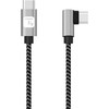 USB kabelis Techly USB-C - USB-C 2 m juodas-pilkas (ICOC MU2CC9-020-AL)