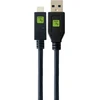 „Techly“ USB kabelis USB-A - USB-C 0,5 m, juodas (ICOC MUSB31-CMAM05T)