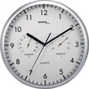 Techno line Kvarcinis sieninis laikrodis TECHNOLINE WT650 sidabrinis 26 cm