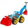 Technok traktorius su dviem kaušais 50 cm