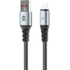 Forever Braix laidas USB – Lightning 1,0 m 3A juodas