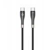 Forever Sleek kabelis USB-C - USB-C 2,0 m 60W juodos spalvos