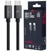 Telforceone Maxlife MXUC-12 cable USB-C - USB-C 1,0 m 60W juodas