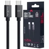 Telforceone Maxlife MXUC-12 cable USB-C - USB-C 2,0 m 60W juodas