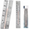 Tectake Orion Stalinis termometras 28 cm - Nerūdijančio plieno, Išorės ir vidaus temperatūros matavimui