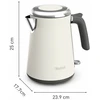 Tefal Collection KI666AE0 electric virdulys 1.7 L 2400 W Ivory