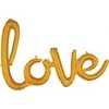 Teka Folio balionas Love auksinis