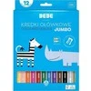 Teka Jumbo BB Kids pieštukų kreidelės 12 spalvų
