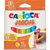 Teka Maxi neoninės vaško kreidelės 8 spalvų CARIOCA