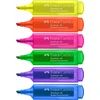 Teka Teksto žymeklių rinkinys Faber-Castell 46, labai ryškių spalvų, 6 spalvos