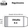 Teka Reguliuojamas mokyklinis užvalkalas 297x410 skaidrus A 25 IKS R4