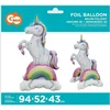 Teka Unicorn folijos balionas 94x52x43cm
