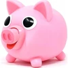 Teka Kiaulė taupyklė "Jiggy Bank" rožinė, PB-21072