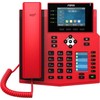 Telefonas Fanvil X5U-R telefon VoIP Juodas Raudona 16 linii Wi-Fi