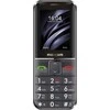 Mobilusis telefonas Maxcom Comfort MM735 su įkrovimo stotele + mygtukas SOS juodos spalvos