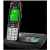 GIS Gigaset EASY 500A Analoginio ryšio / DECT telefonas Skambintojo ID Juoda, Sidabras