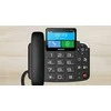 MAXCOM stalinis telefonas SIM kortelei MM42D juodas