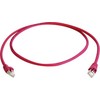 Telegärtner patch cable SFTP CAT 6A raudona 0,25m