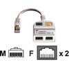 Telegärtner T-Adapteris Cat5e, 100Base-T / ISDN (21.17.3039)