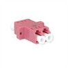 TELEGRTNER Adapteris TELEGRTNER LC/APC Duplex, daugiamodis, įvorė iš plastiko, korpusas iš plastiko, violetinė, Z77
