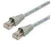 Telegrtner TELEGÄRTNER TELEGÄRTNER Kabelis krosinis RJ45 S/FTP, kat. 6A, LSZH, pilkas, 9 m
