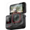 Telesin objektyvo dangtelio dangtelio rinkinio dangtelio stiklas objektyvui + 2x LCD ekranas, skirtas Insta360 Ace kamerai / S6-flm-03-tis
