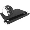 a-lan Alantec 12xSC simplex / 12xLC duplex 19" 1U telescopic fibre optic patch panel with mounting accessories