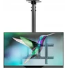 ONKRON lubinis televizoriaus laikiklis, reguliuojamo aukščio, skirtas 32–80 colių LED LCD televizoriams, Juodas