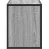 TV staliukas Televizoriaus spintelė, pilka, 60x31x39,5cm, mediena ir metalas