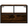 TV staliukas Televizoriaus spintelė, dūminė, 60x31x39,5cm, mediena/metalas