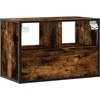 TV staliukas Televizoriaus spintelė, dūminė, 60x31x39,5cm, mediena/metalas