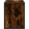 TV staliukas Televizoriaus spintelė, dūminė, 60x31x39,5cm, mediena/metalas