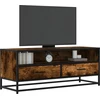 TV staliukas Televizoriaus spintelė, dūminė, 100x34,5x40cm, mediena/metalas