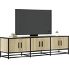 TV staliukas Televizoriaus spintelė, ąžuolo, 150x35x41cm, mediena ir metalas