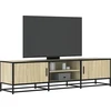 TV staliukas Televizoriaus spintelė, ąžuolo, 160x35x41cm, mediena ir metalas