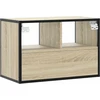 TV staliukas Televizoriaus spintelė, ąžuolo, 60x31x39,5cm, mediena/metalas