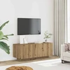 TV staliukas Televizoriaus spintelė, artisano ąžuolo, 100x35x40 cm, mediena