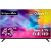 Kruger & Matz „KrugerMatz“ 43 colių FHD „Google“ televizorius, DVB-T2/S2/T/C H.265 HEVC