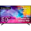 Kruger & Matz „KrugerMatz“ 50 colių UHD „Google TV 5.0“ DVB-T2/T/C H.265 HEVC televizorius