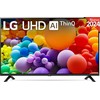 „Televizorius LG 43UT73006LA“ 43 colių įstrižainės 4K „Ultra HD“ „WebOS“ 24 colių įstrižainės televizorius su LED ekranu