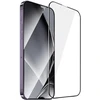TelForceone Grūdinto stiklo metalinis rėmelis, skirtas "iPhone 14 Pro Max" 6,7 juodas rėmelis