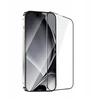TelForceone Grūdinto stiklo metalinis rėmelis, skirtas "iPhone 16 Plus" 6,7 juodas rėmelis