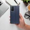 OEM atverčiamas dėklas Honor Magic 7 LITE Smart Magneto tamsiai mėlynas
