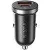 Telforceone Maxlife MXCC-05 PD QC car charger 1x USB-C 1x USB 35W juodas
