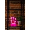 Neon LED ant stovelio Katė rožinis FSNE02 Forever Light