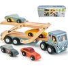 Tender Toys Medinis automobilių transporteris „Tender Leaf“ žaislai