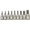 TengTools Galvučių su antgaliais rinkinys Teng Tools M3811; 3/8''; 8 vnt.