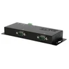 Tinklo terminalas Exsys EX-6122-2PoE Ethernet į serijinį prievadą 2 x RS-232/422/485 su 9 kontaktų jungtimi kartu su Virtual Com PoE programine įranga