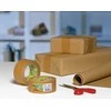 Popierinė pakavimo juosta TESA PACK Paper ECO Logo, 50mm x 50m, ruda
