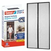 Tesa magnetinė durų užuolaida nuo vabzdžių su magnetais, 2,4 m x 1,2 m, antracito spalvos